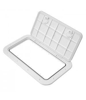 Крышка рундука 600х348 белая пластмасса