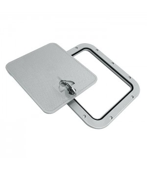 Крышка рундука 306х356 светло-серая пластмасса