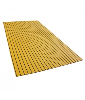 Палубное покрытие CER-DECK TEAK черный шов, лист с двусторонней клейкой лентой