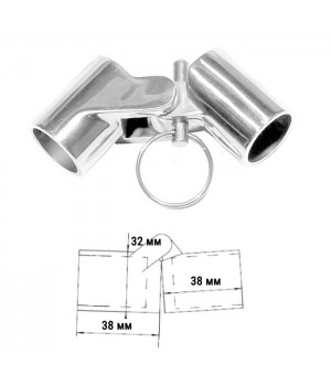 Кронштейн соединительный, 25мм