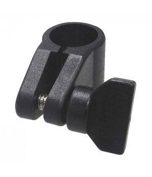 Кронштейн рамы тента 3/4'скользящий, черный пластик с пласт.винтом