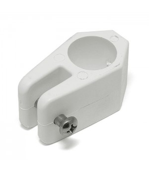 Кронштейн рамы тента 7/8' скользящий, пластмасса белая