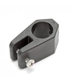 Кронштейн рамы тента 7/8' скользящий, пластмасса черная