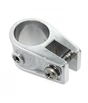 Кронштейн рамы тента 7/8' скользящий, сталь хромированная