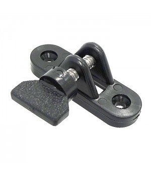 Кронштейн рамы тента палубный черный пластик с пласт.винтом