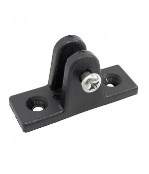 Кронштейн рамы тента палубный, пластмасса черная