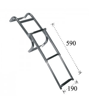 Трап складной 3 ступени, 190х 590 мм (кормовой)