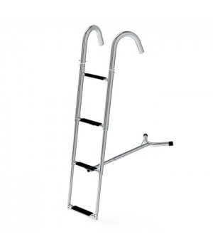 Трап телескопический носовой 4 ступени, черная ступень