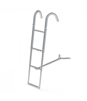 Трап телескопический носовой 4 ступени, серая ступень