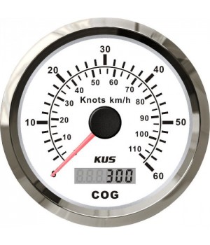 Спидометр GPS аналоговый (WS), 60 узл.