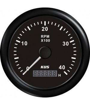Тахометр 4000 об/мин со счетчиком моточасов (BB), SR:0.5-250