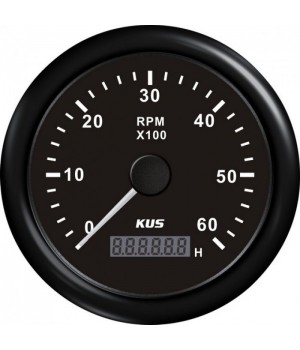 Тахометр 6000 об/мин со счетчиком моточасов (BB), SR:1-10