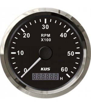 Тахометр 6000 об/мин со счетчиком моточасов (BS), SR:1-10