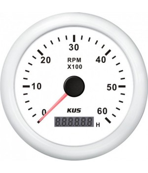 Тахометр 6000 об/мин со счетчиком моточасов (WW), SR:1-10