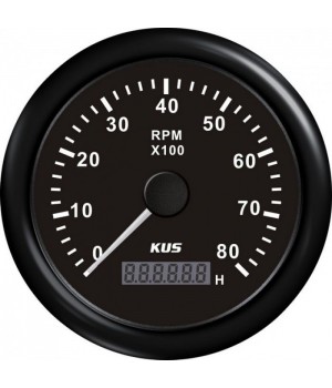 Тахометр 8000 об/мин со счетчиком моточасов (BB), SR:1-10
