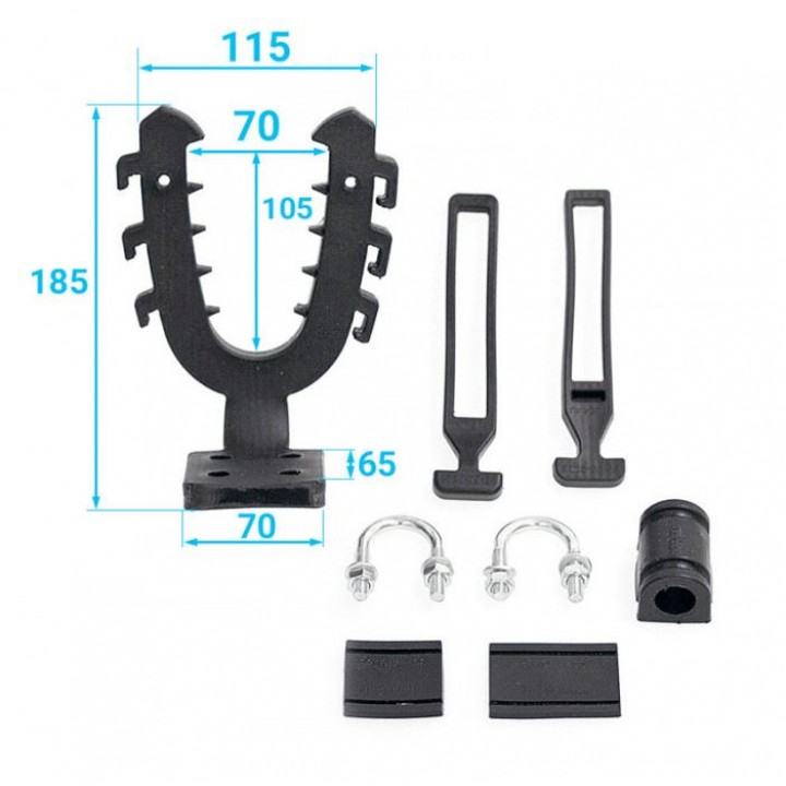 Крепление-рогатка (большое, изогнутое основание)