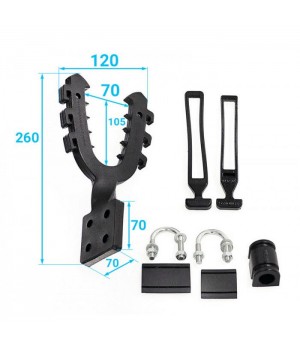 Крепление-рогатка (большое, закрученное основание)
