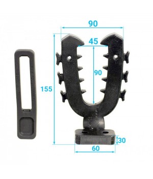 Крепление-рогатка (малое, изогнутое основание)
