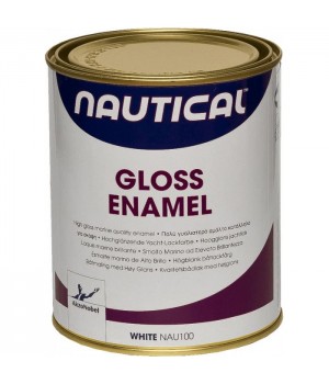 Эмаль глянцевая белая 0,75 л