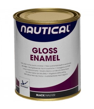Эмаль глянцевая чёрная 0,75 л