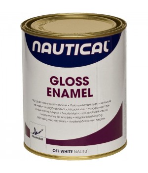 Эмаль глянцевая грязно-белая 0,75 л