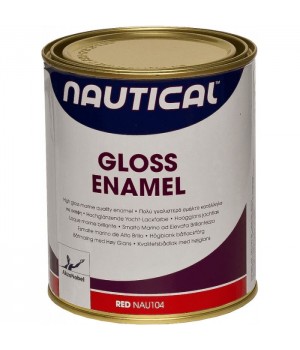 Эмаль глянцевая красная 0,75 л