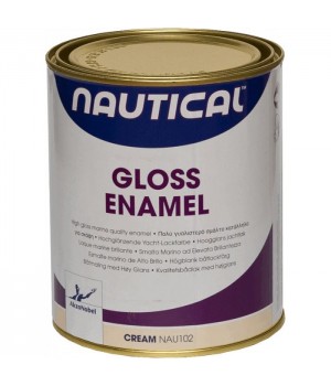 Эмаль глянцевая кремовый 0,75 л