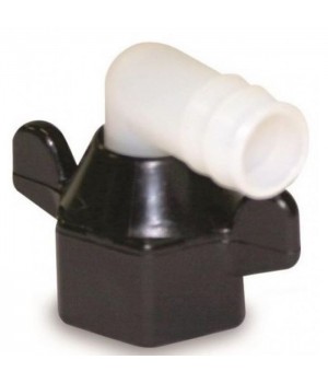 Переходник угловой резьба-'елочка' под шланг 19 мм