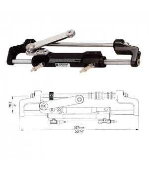 Гидроцилиндр 128 куб.см, мод.1