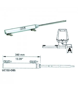 Гидроцилиндр 132 куб.см, бокового крепления