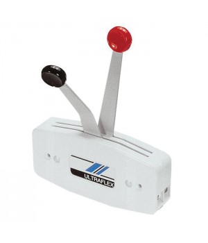 Контроллер двухрычаговый вертикального крепления белый