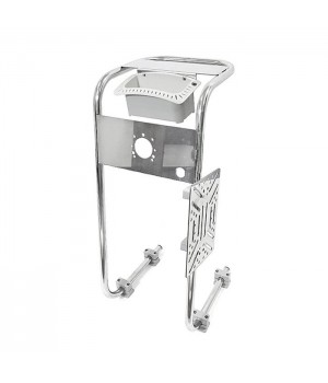 Стойка рулевая 25 мм из нерж.стали с органайзером