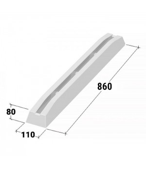 Кранец причальный 860 мм белый