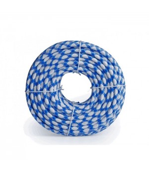 Шнур яхтенный ЭКСТРИМ 10мм бело-синий