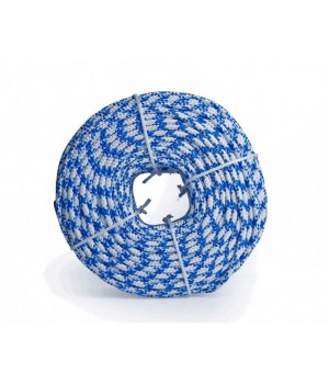 Шнур яхтенный ЭКСТРИМ 6мм бело-синий