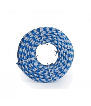 Шнур яхтенный ЭКСТРИМ 8мм бело-синий