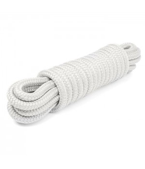 Трос швартовый 10мм*9м бело-черный