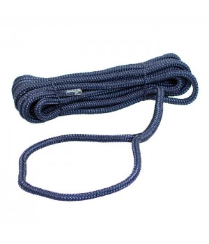 Плетеный швартовый трос 12мм*10м тёмно-синий