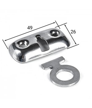 Крючок-проушина для кранцев, сталь