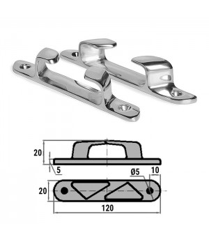 Планка киповая носовая 120мм