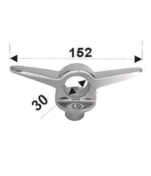 Утка-кольцо сталь 152мм