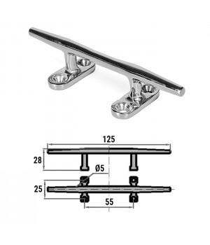 Утка швартовая сталь 127мм