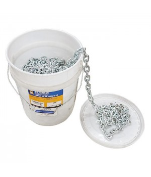 Цепь 1/4' оцинкованная сталь (ведро 141 фут).