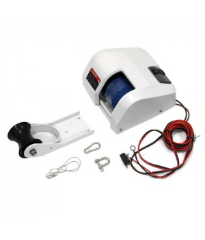 Якорная лебедка Fisherman 25 для соленых вод, с тросом 30м белая