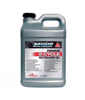 Масло 2х такт Quicksilver Premium TCW3 (10л)