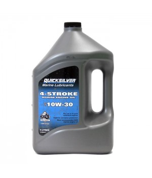 Масло 4х такт Quicksilver 10W-30 минеральное (4л)
