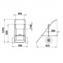 Тележка для ПЛМ с местом для топливного бака