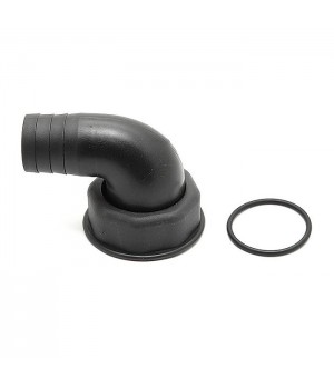 Патрубок заливной 35мм, пластик