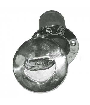 Горловина заливная с крышкой 50мм сталь