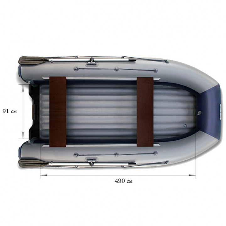 Надувная лодка ПВХ Флагман DK 550 JET